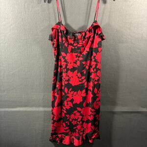 y2k next up women babydoll dress medium red fairy‎ grunge whimsigoth dainty